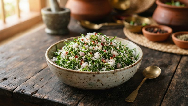 Gotukola and Coconut Salad