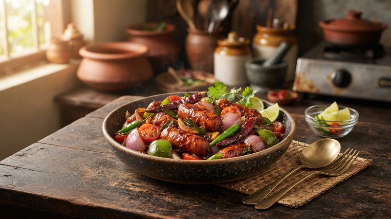 Sausage Devilled