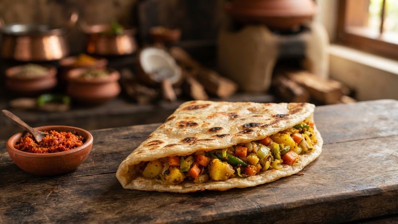 Vegetable Roti