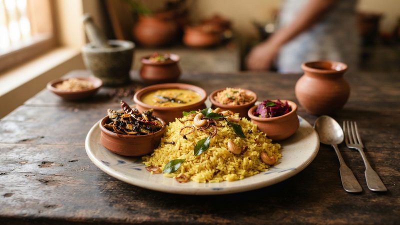 Yellow Rice and Curry
